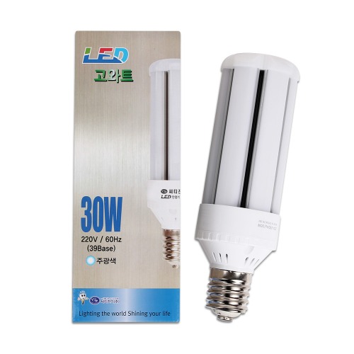 LED전구 파워램프 콘램프 / LED 씨티 30W 불투명 E39
