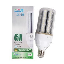LED전구 파워램프 콘램프 / LED 씨티 45W 투명 E39